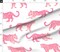 Various Fabrics by the Yard or Fat Quarter Leopard Jungle Animal Print Eclectic Exotic Pink Orange Jumbo Custom Printed Fabric by Spoonflower